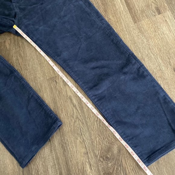 Levi's WEDGIE FIT STRAIGHT CORDUROY PANTS Navy Blue - Picture 11 of 11